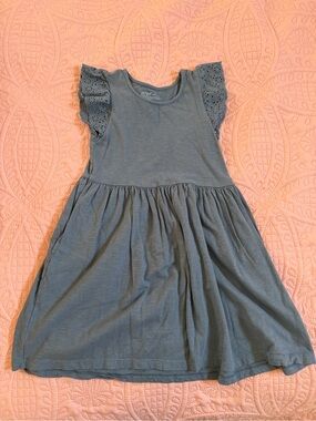 Girls Flutter Sleeve Dress